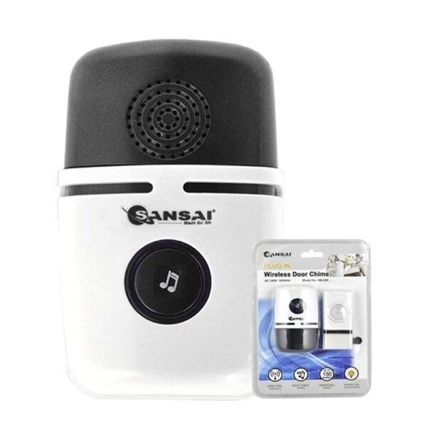 Plug In 150m Wireless Door Bell Chime Alert Ring Alarm Doorbell w 48 Music tones