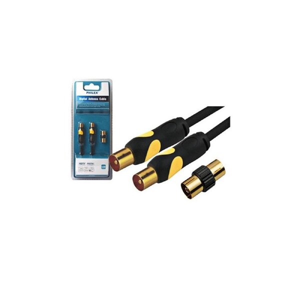 3m Digital TV Antenna RG59 Coax Cable w Female to F Aerial Coaxial Cord Lead HD