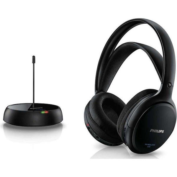 Philips SHC5200 FM Wireless Headphones Rechargeable Battery for TV/Radio/MP3/DVD
