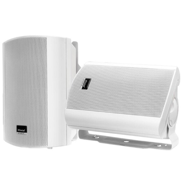 WINTAL STUDIO5W 5" 80 W 2x Indoor Outdoor Weather Proof Surround Speakers White