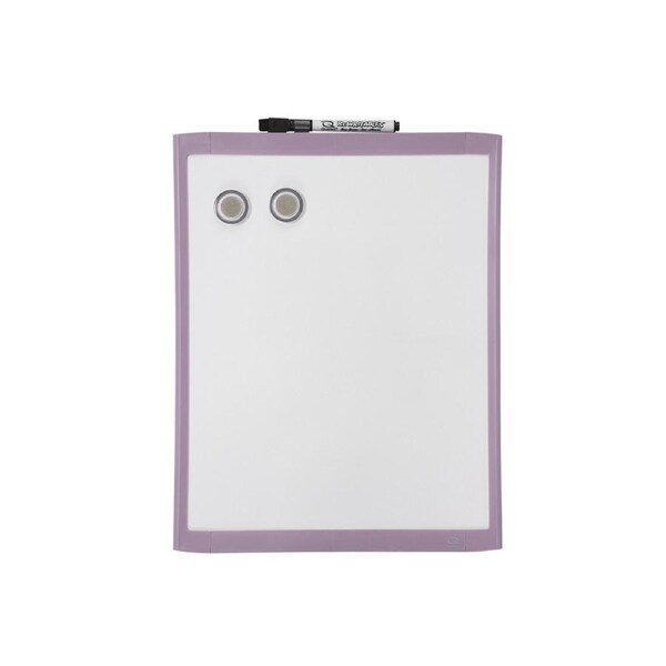 Quartet 36cm Purple Wall Mountable Magnetic Whiteboard/Marker/Magnet Home Office