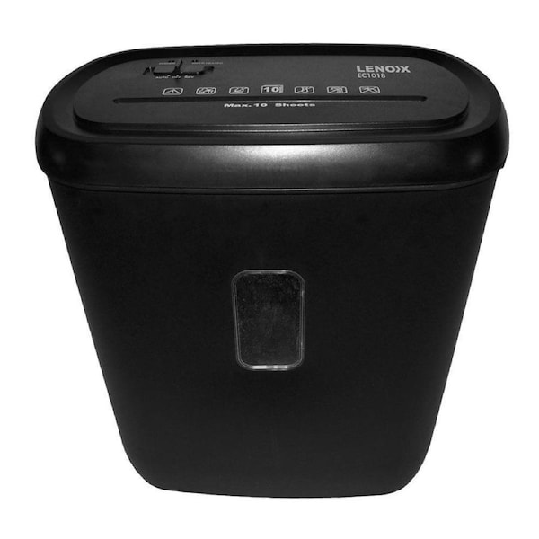 Electric Home Office 21L Cross Cut Shredder 10 A4 Paper Sheet/Credit Card Secure