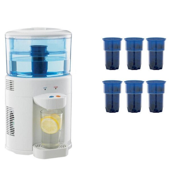 Lenoxx 5L Bench Top Water cooler Filter dispenser 6 pack replacement filter