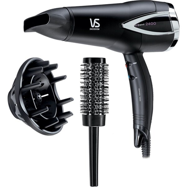 VS Sassoon VSD361A Expert Turbo Hair Dryer/Hairdyer w/Ceramic Tourmaline