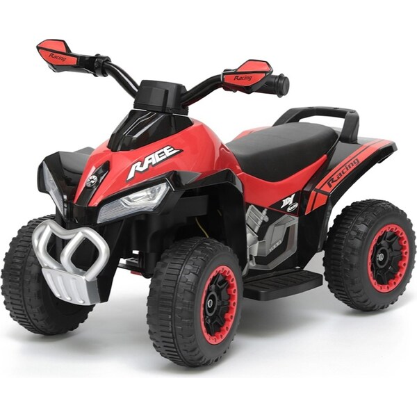 Indoor/Outdoor Red Electric Quad Bike Ride On/Motorbike/Kids/Toddler/6V Battery