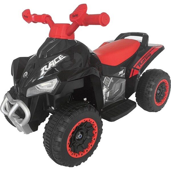 Indoor/Outdoor Black Electric Quad Bike Ride On/Motorbike/Kids/Toddler/Battery