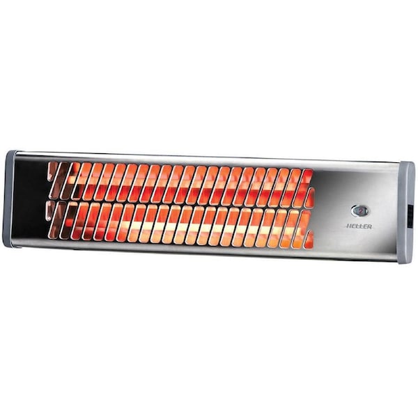 Heller Electric Strip Heater Waterproof IP21 Wall Mountable Indoor Heating 1200W