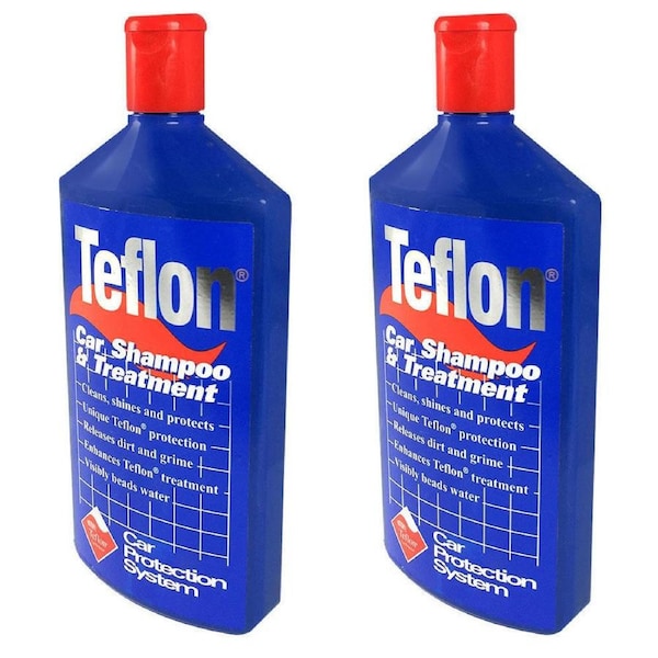 2PK Teflon Car Shampoo Treatment 500ml Vehicle Wash/Soap/Polish Clean/Protection