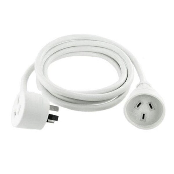Sansai 5m Piggyback Power Extension Cord/Lead AU 3-Pin 10A/2400W Max Home/Office