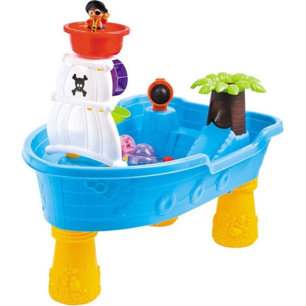 Kids Sand/Water Pirate Ship Child Play Table Fun/Outdoor Beach Sandpit Toys Set
