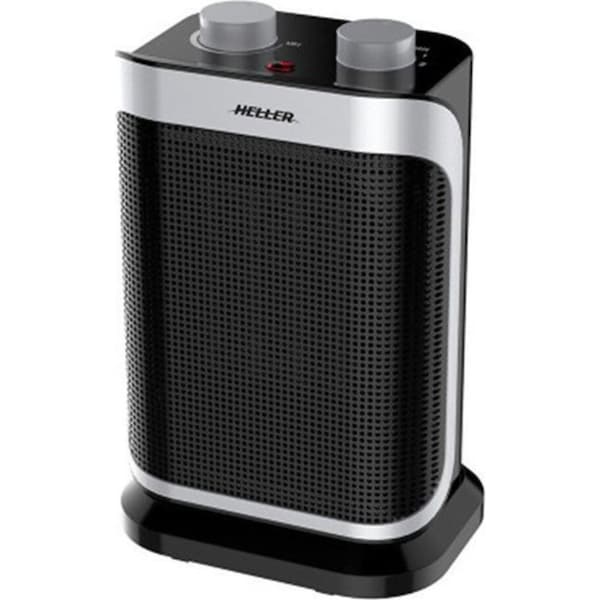 Heller HCFH1500B 1500W Portable Ceramic Oscillating Fan Heater /Desk/Floor/Black