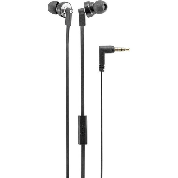 Wintal In Ear Sound Isolating Headphones/Earphones w/ Button Control/Mic Black