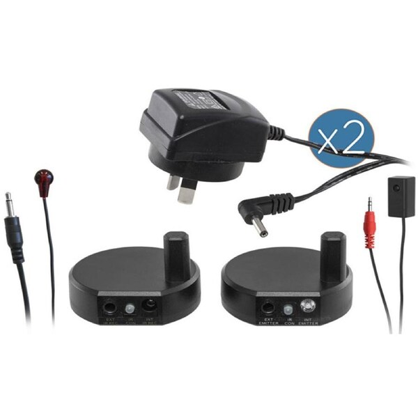 IR Wireless Infrared Remote Control Repeater/Extender Kit System w 2 Emitters