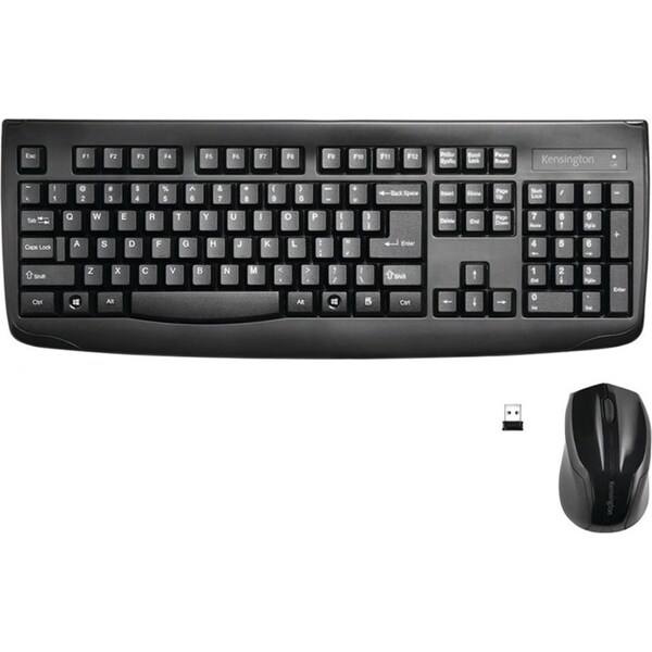 Kensington K72324USA Pro Fit Wireless Mouse Keyboard Desktop Set PC/Mac/Laptop