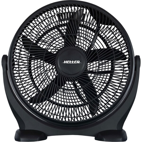 Heller 50cm Floor/Desk High Velocity Air Cooler Fan/Cooling/Circulator - Black