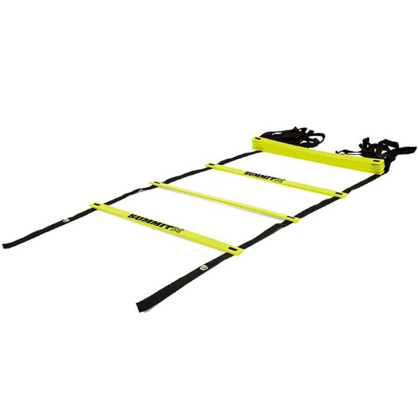 Summit Global 4m Agility Ladder w/ Carry Bag Yellow Sport Training Equipment