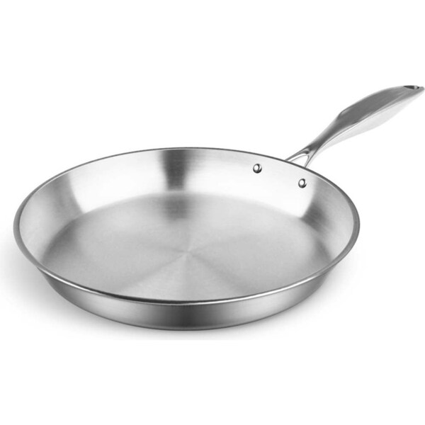 SOGA Stainless Steel Fry Pan 20cm Frying Pan Top Grade Induction Cooking FryPan