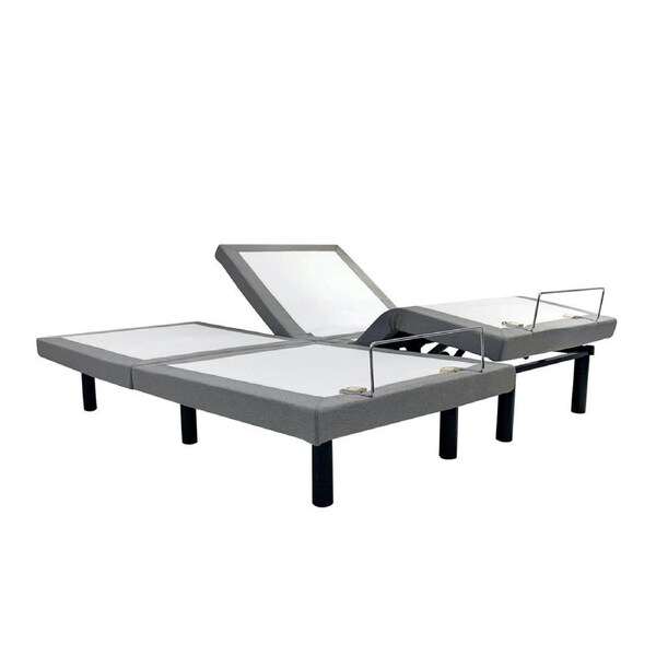 ComfortPosture Split Queen Electric Adjustable Bed with Massage Function