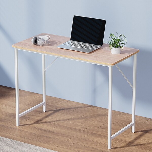 100cm Artiss Computer Desk Home Office Desks Table Oak