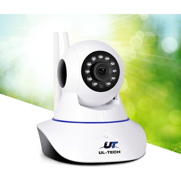 UL-Tech 1080P Wireless IP Camera Security WIFI Cam White