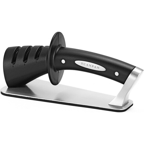 Scanpan Classic Pull Thru 3 Step Knife Sharpener Blade Knives Scissors