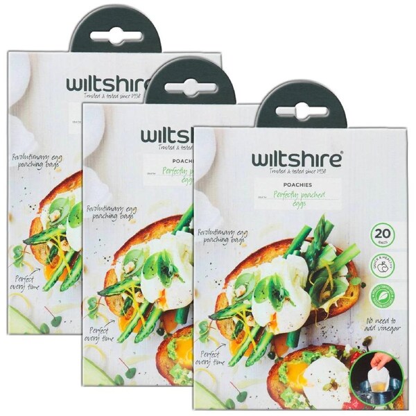 Wiltshire Poachies Non Sitck Egg Poacher - 60 Bags 43550