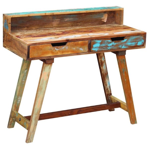 Desk Solid Reclaimed Wood vidaXL