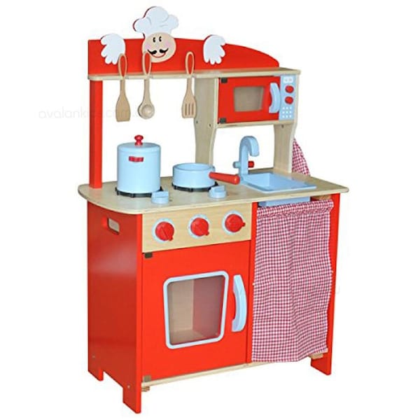 Chefs Red Play Kitchen