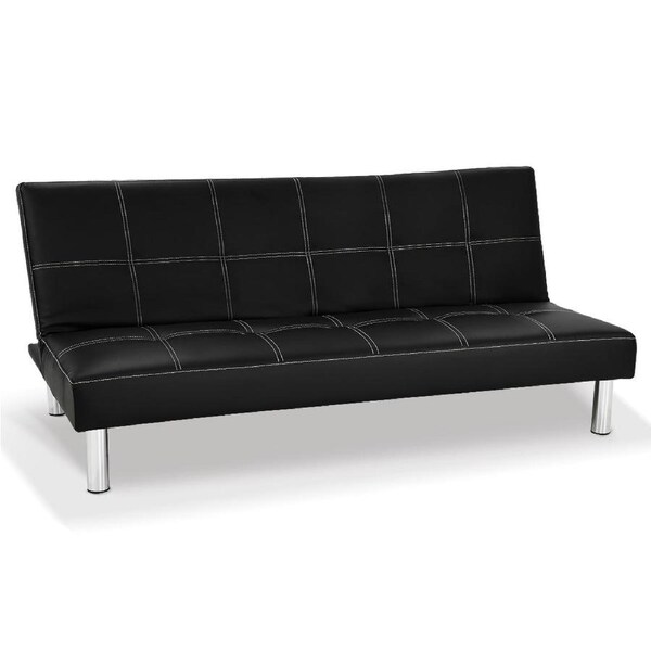 Chelsea Sofa Bed Faux Leather Lounge Couch Futon Furniture Modular Suite