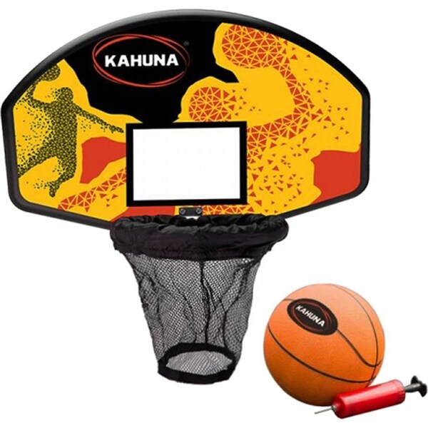 Trampoline Basketball Hoop Ring Backboard Pump Set Ball Kit