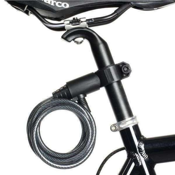 Handyway Bike Bicycle Cycling Cable Lock With Key 8x1800mm