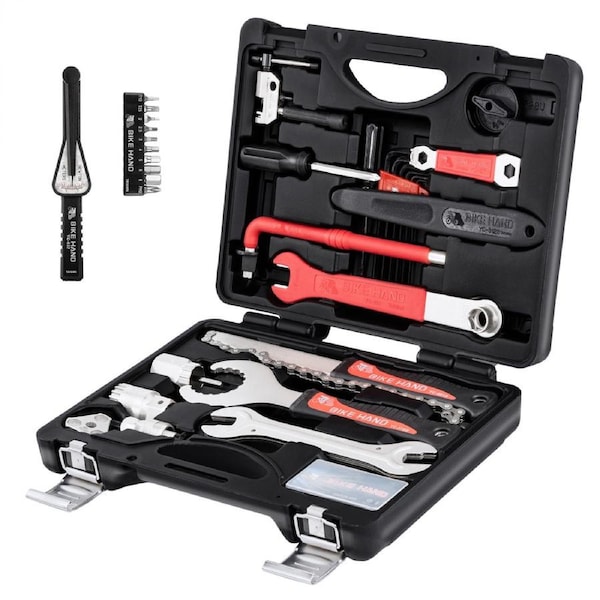 BIKEHAND 19-Piece Bike Bicycle Repair Tool Kit Set Maintenance Kits with Torque Wrench