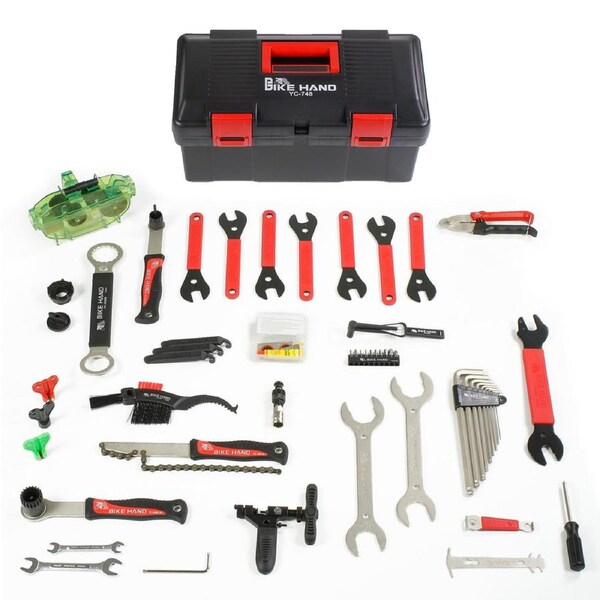 Bikehand Bike Bicycle Repair Tool Kit with Torque Wrench - Quality Tools Kit Set for Mountain Bike Road Bike Maintenance In a Neat Storage Case