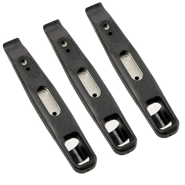 3 x BIKEHAND Bike Bicycle Plastic Metal Boosted Tool Tire Levers - Great to Remove Tire at ease and Replace the tubes without Damaging the Wheels