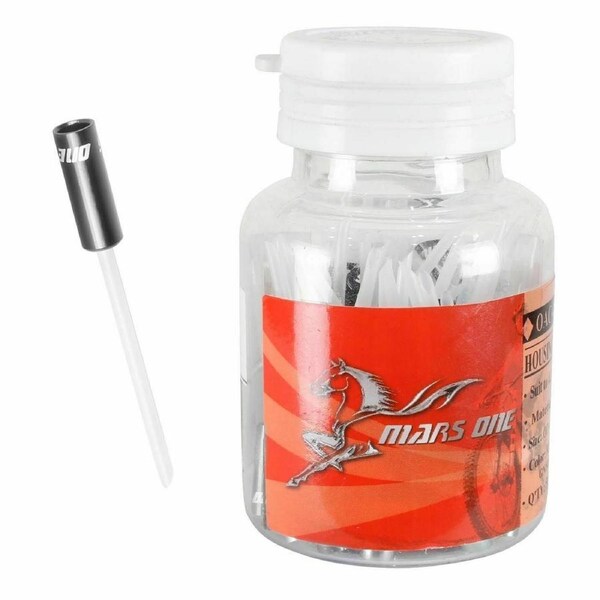 Mars One 50 x Bicycle Alloy Dust-Proof Tailed End Caps