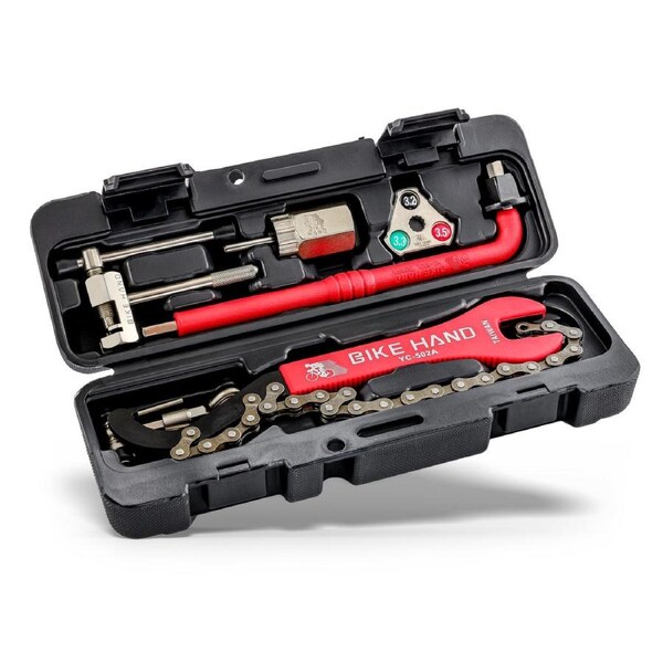 BIKEHAND Basic Bike Bicycle Repair Tool Kit Set Maintenance Kits - Folding Tool
