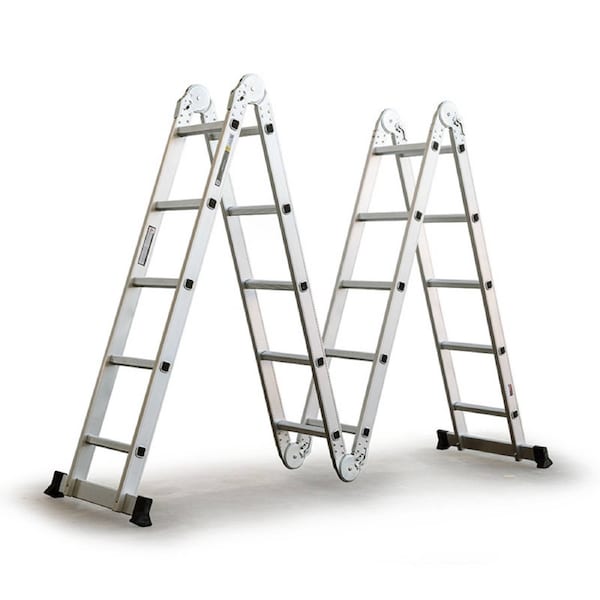 Bullet Multi-Purpose Ladder 5.8M Folding Telescopic Aluminium Extension Portable Alloy Step Multipurpose