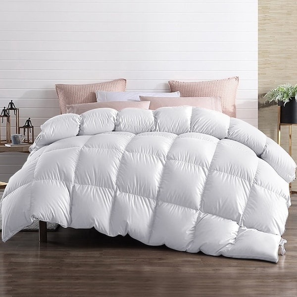 700GSM King Goose Down Feather Quilt Giselle Bedding