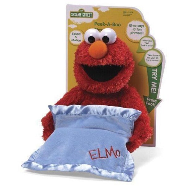 Sesame Street PEEK A BOO ELMO Talking Plush 38 CM