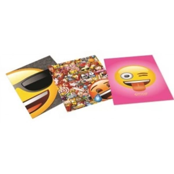 Emoji Exercise Book - set of 3 Assorted
