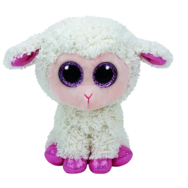 Ty Beanie Boos Regular 6" - Easter Twinkle Cream Lamb Plush