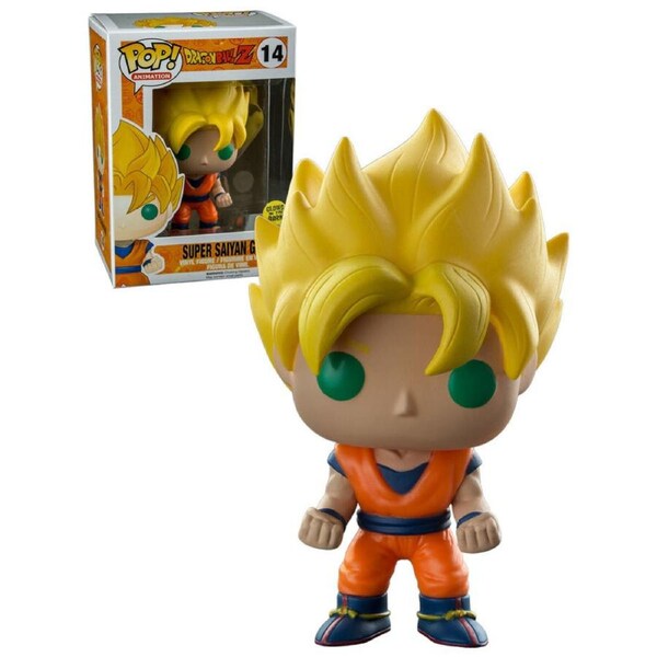 Funko POP! Dragon Ball Z Super Saiyan Goku Glow In The Dark #14 Vinyl Figure