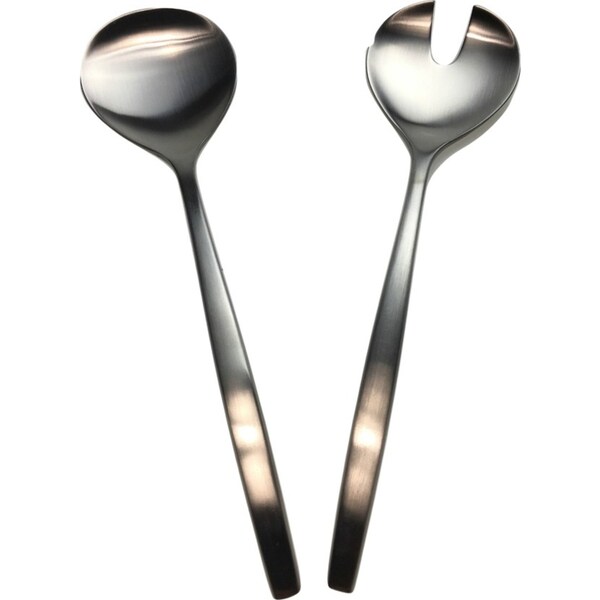 GROSVENOR Chill 2 Salad Servers 18/10 Stainless Steel Spoon Fork CHILL2SS