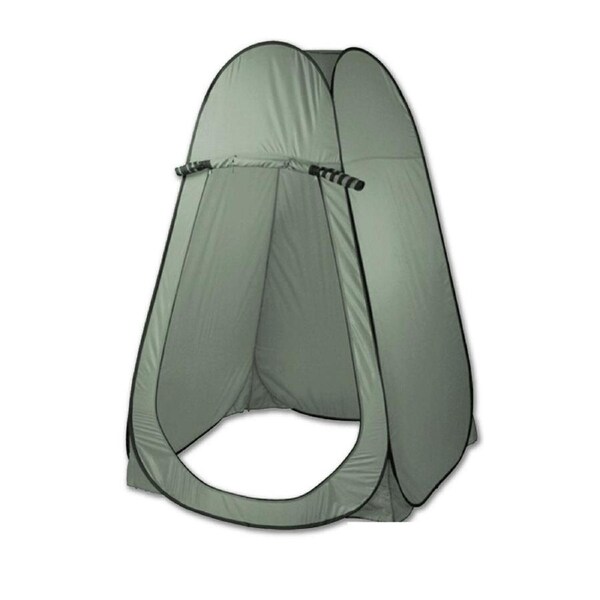 Pop Up Camping Shower Toilet Tent Outdoor Privacy Portable Change Room Shelter - green