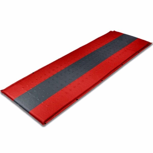 Self Inflating Mattress Sleeping Pad Mat Air Bed Camping Camp Hiking Joinable - red