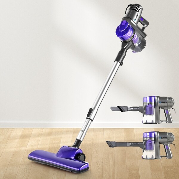 450W Devanti Stick Vacuum Cleaner Handheld Corded Purple
