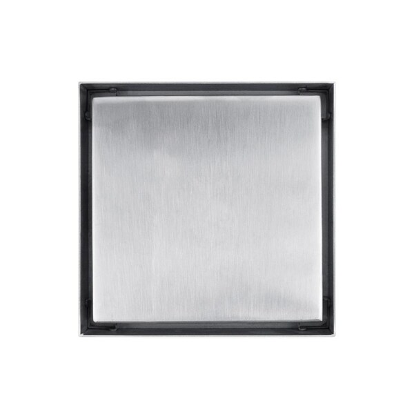 ACA Chrome Shower Grate Floor Waste Drain Smart Insert Tile 120*120mm
