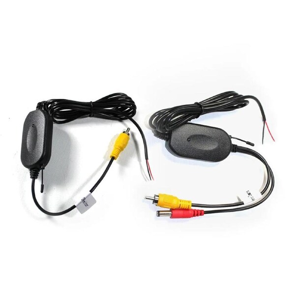 Elinz 2.4G Wireless Receiver Transmitter 12V Connect to RCA Monitor & Reversing Camera