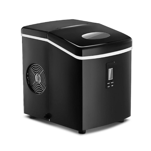 Portable Ice Maker Machine Black Coated 3.2 L