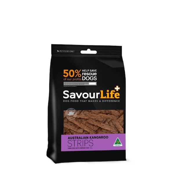 Savourlife Healthy Dog Treats - Kangaroo Strips